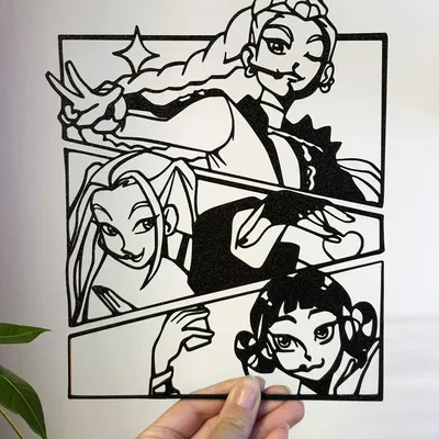 Tranh Treo Tường KPop Demon Hunters