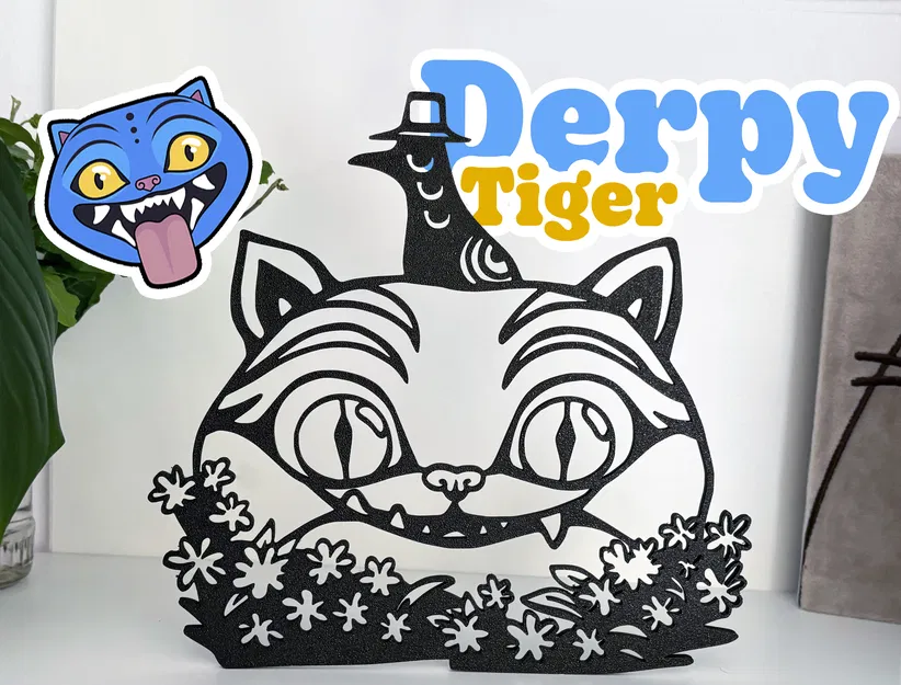 Móc Treo Tường Derpy Tiger KPOP DEMON HUNTERS - Image 1