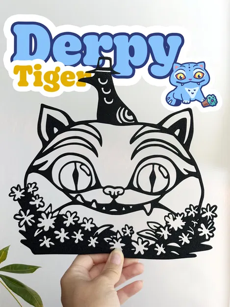 Móc Treo Tường Derpy Tiger KPOP DEMON HUNTERS - Image 2