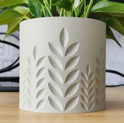 Chậu Cây Lúa Mì và Bình Cắm Hoa - Thiết kế Vase Mode