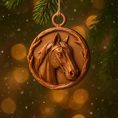 Mô hình ngựa trang trí cây thông Noel