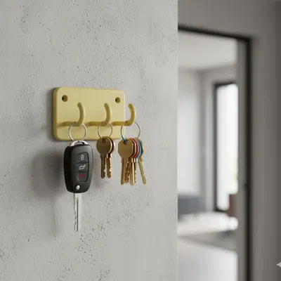 Kệ Treo Chìa Khóa Tối Giản – Phiên Bản 3 & 5 Móc