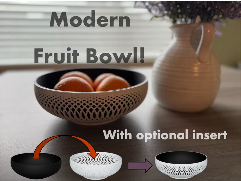 Tô Trái Cây / Đồ Trang Trí Hiện Đại | Roma - Image 1