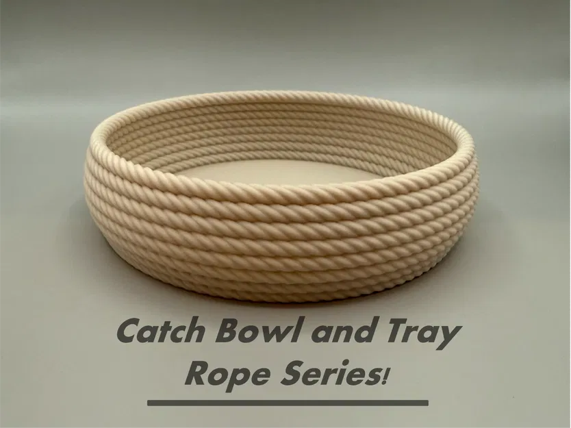 Tô và Khay Đựng Đồ "Catch Bowl and Tray | Rope" - Image 1