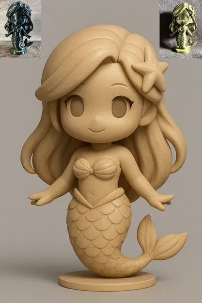 Mô hình Nàng Tiên Cá Chibi - Image 1