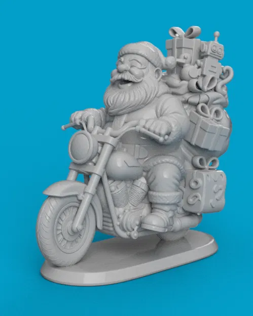 Ông Già Noel Cưỡi Xe Máy - Image 1