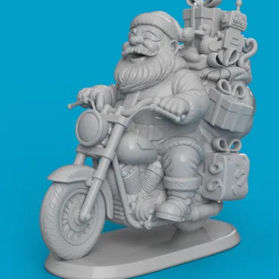 Ông Già Noel Cưỡi Xe Máy