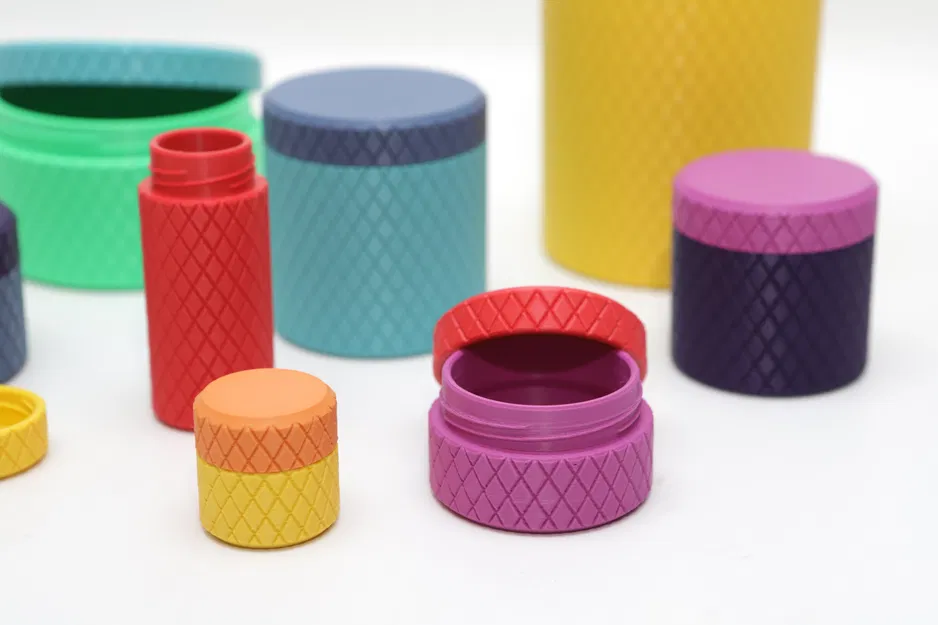 Hộp tròn 01 - Vân xoắn (Parametric) - Image 3