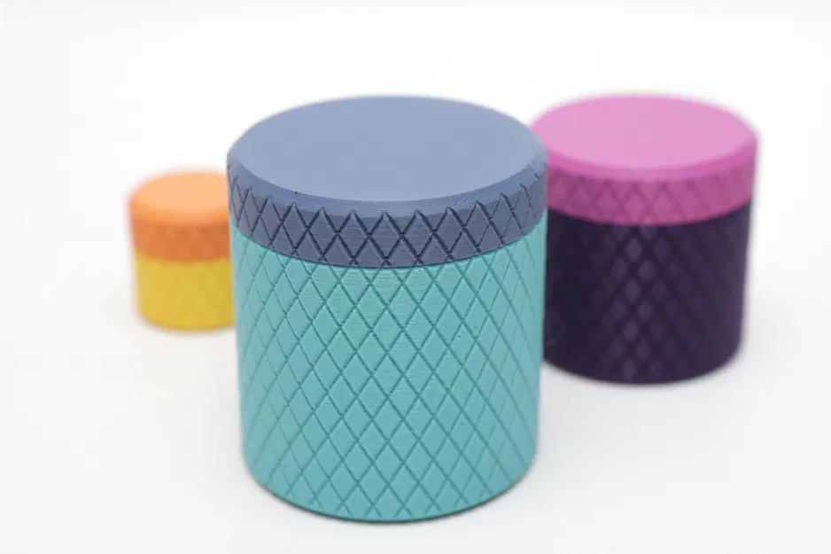 Hộp tròn 01 - Vân xoắn (Parametric) - Image 6