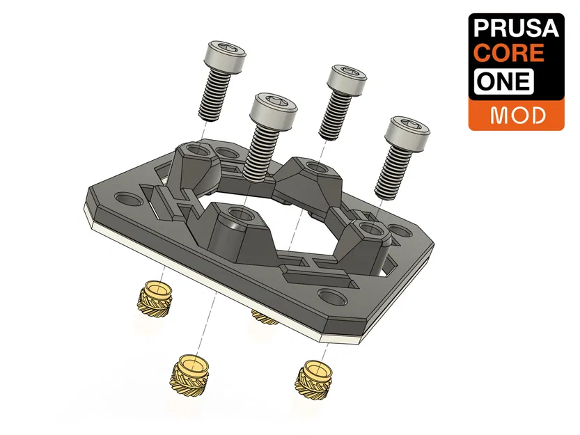 Bộ Gắn Động Cơ Z CORE One với Ren Cấy Nhiệt - Image 1