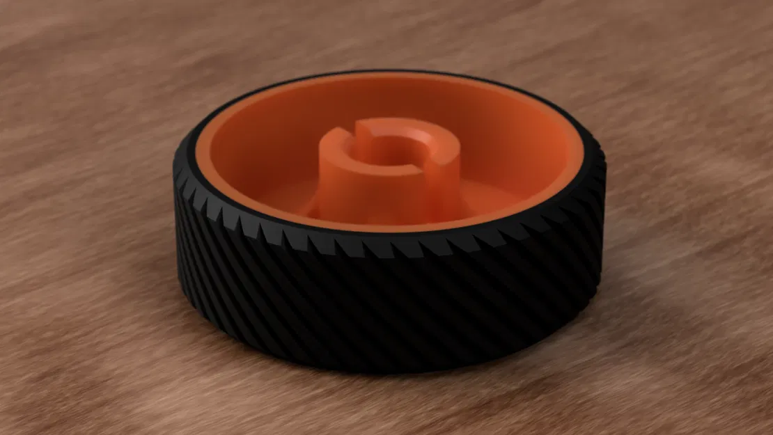 Núm xoay 2 mảnh có vân/xoắn ốc cho Prusa MK3S - Image 3