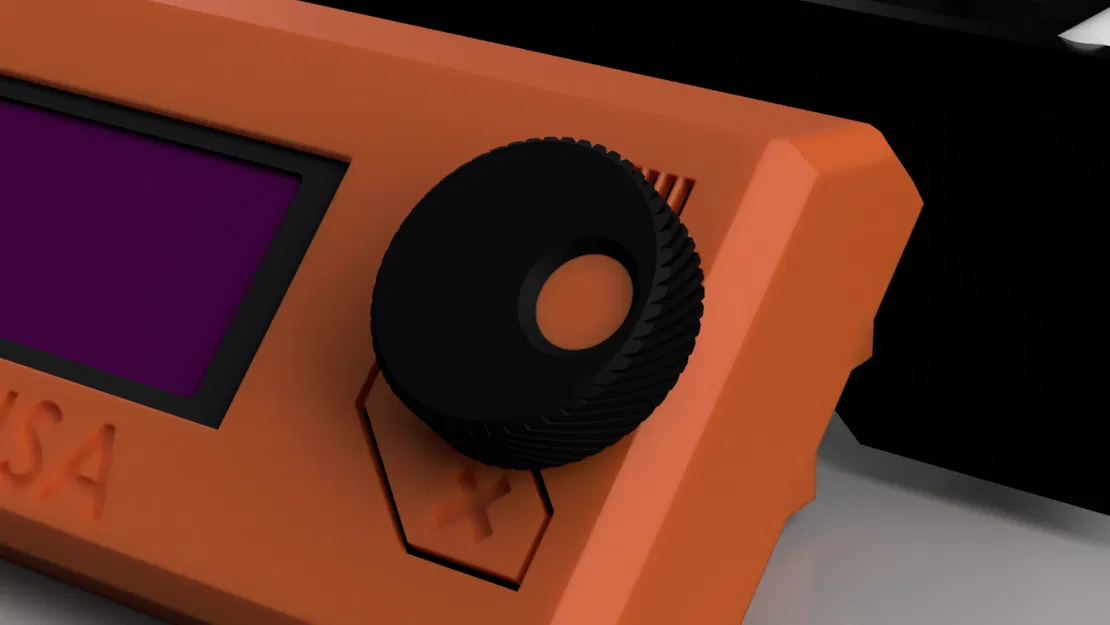 Núm xoay 2 mảnh có vân/xoắn ốc cho Prusa MK3S - Image 8