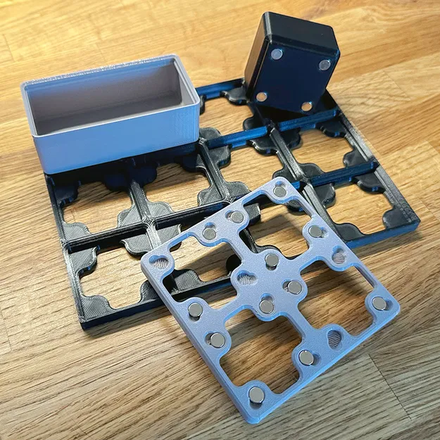 Tấm đế Gridfinity với nam châm "lật ngược" - Image 1