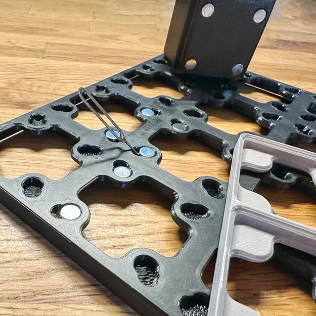 Tấm đế Gridfinity với nam châm "lật ngược" - Image 2