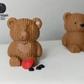 Móc Khóa Gấu Bông Vải Dệt - Thumbnail 7