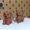 Móc Khóa Gấu Bông Vải Dệt - Thumbnail 9