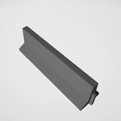 Khuôn rào chắn giao thông tỉ lệ 1:35 in được - cho diorama (chỉnh sửa)