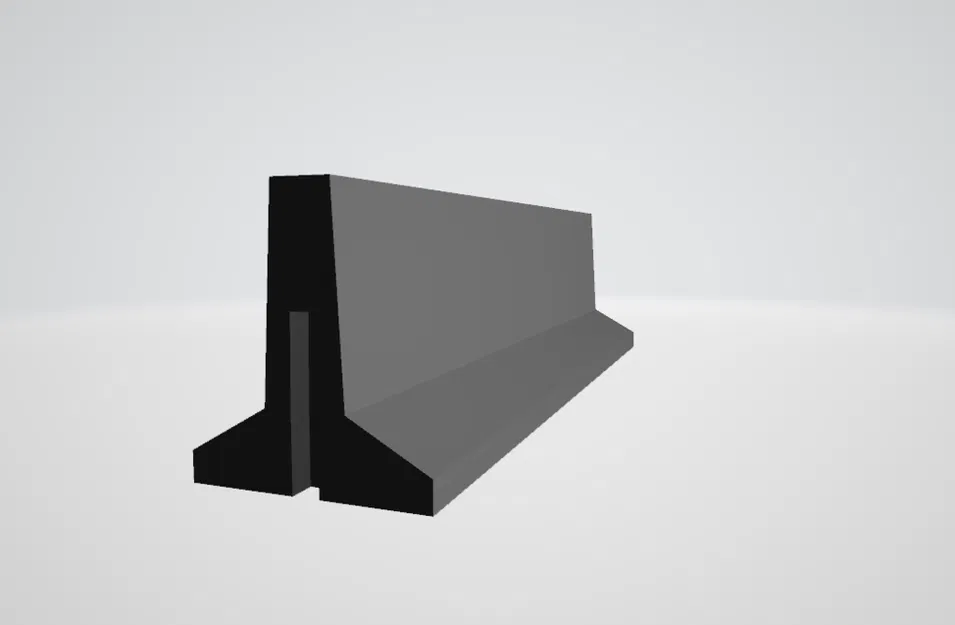 Khuôn rào chắn giao thông tỉ lệ 1:35 in được - cho diorama (chỉnh sửa) - Image 4