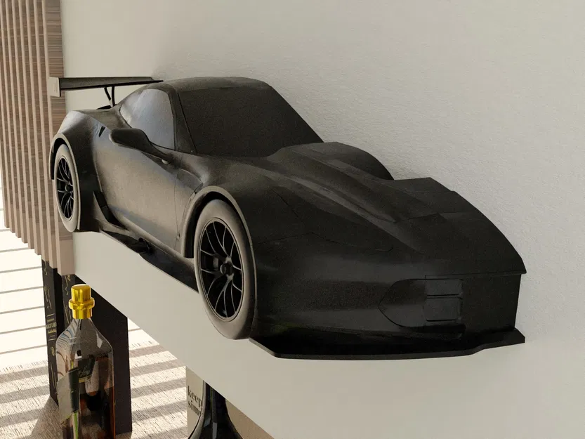 Mô hình Chevrolet Corvette C7 Treo Tường - Image 1