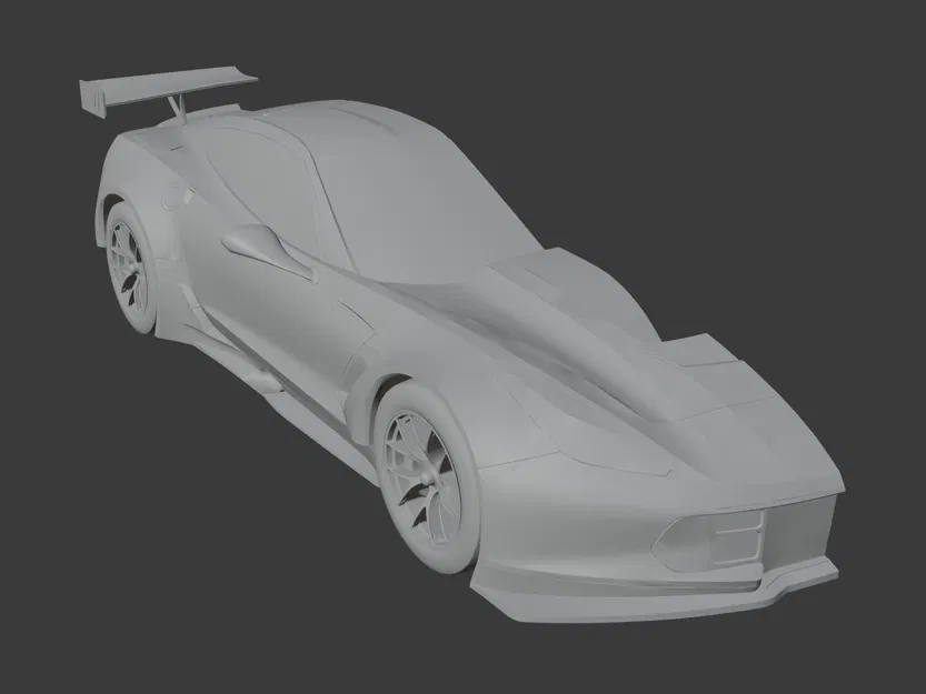 Mô hình Chevrolet Corvette C7 Treo Tường - Image 5