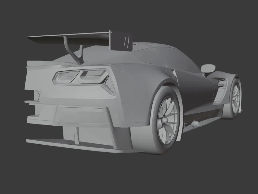 Mô hình Chevrolet Corvette C7 Treo Tường - Image 6