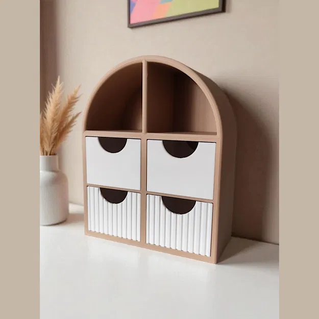 Kệ trang sức nhỏ hiện đại có ngăn kéo - Image 1