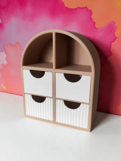 Kệ trang sức nhỏ hiện đại có ngăn kéo - Image 2