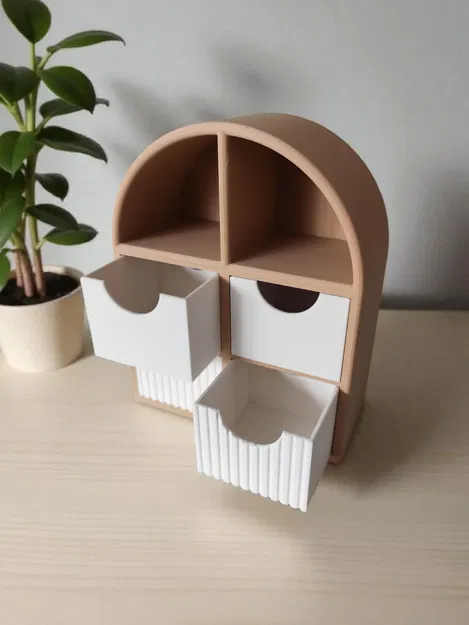 Kệ trang sức nhỏ hiện đại có ngăn kéo - Image 3