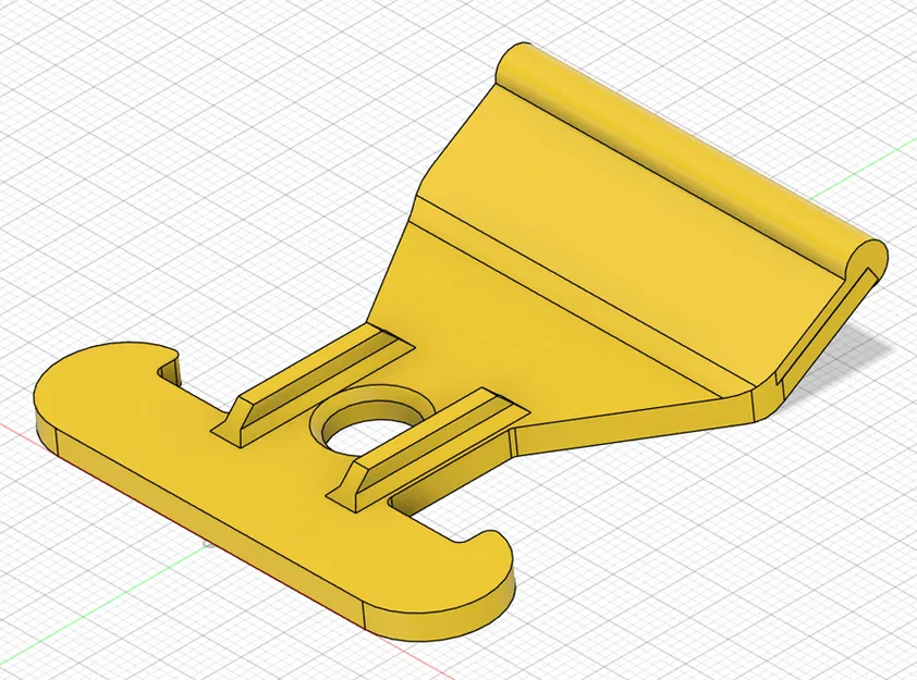 Móc cắm trại (uốn cong và kéo dài) cho thanh ray (Haken für Kederleiste) - Image 2