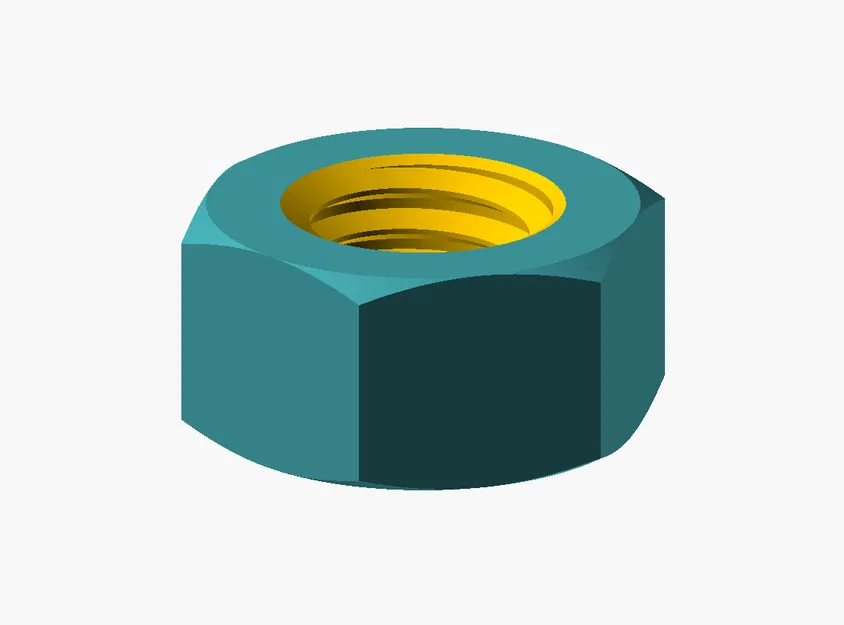 Bộ Đai Ốc Metric Đầy Đủ Phiên Bản 2: Từ M1 đến M64 (dễ in) - Image 2