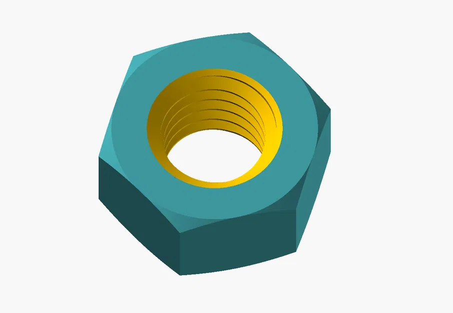 Bộ Đai Ốc Metric Đầy Đủ Phiên Bản 2: Từ M1 đến M64 (dễ in) - Image 4