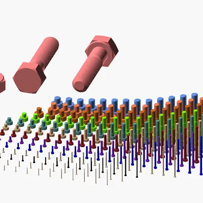 Trăm Trăm Loại Ốc Lục Giác Ren Metric Chính Xác M1.6 Đến M64