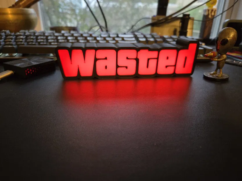 Nắp Lưng Đèn GTA WASTED REMIX - Image 1