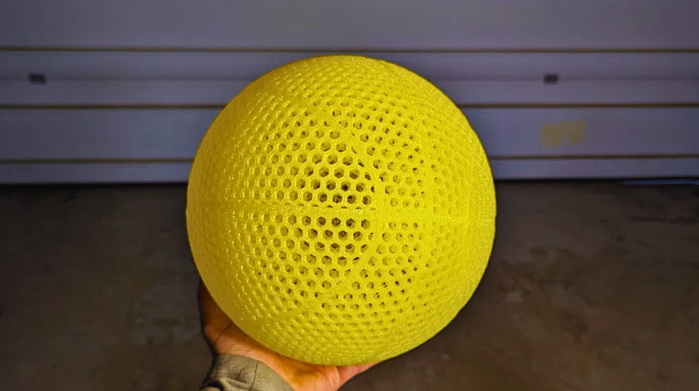 Mẫu Bóng Rổ Không Bơm - Fillamentum PEBA - Image 1