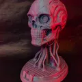 Đầu Lâu Cyberpunk - Mô Hình 3D - Thumbnail 2