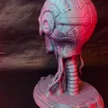 Đầu Lâu Cyberpunk - Mô Hình 3D - Thumbnail 5