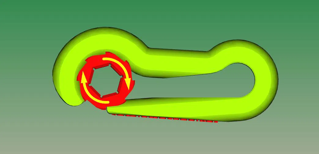 Mini Knarre / Cờ lê Tự Vặn 1/4" Lục Giác ***In Tại Chỗ*** - Image 6