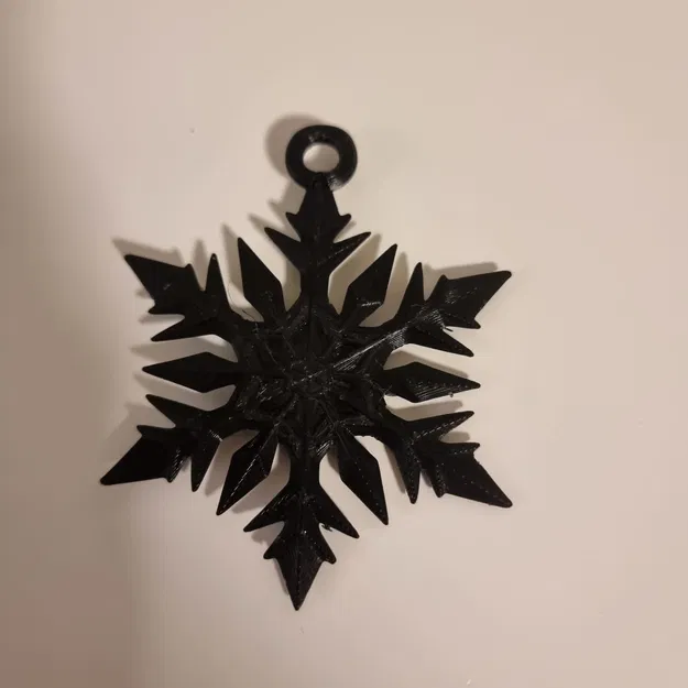 Móc treo cây thông Noel hình bông tuyết - Image 1