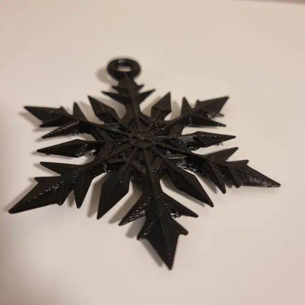 Móc treo cây thông Noel hình bông tuyết - Image 3