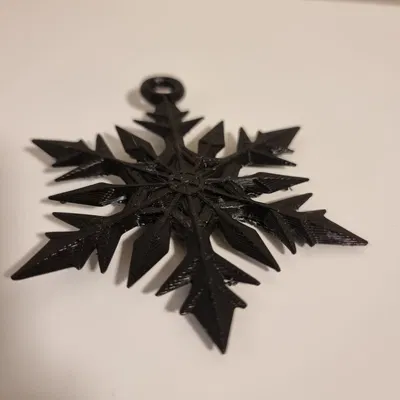 Móc treo cây thông Noel hình bông tuyết