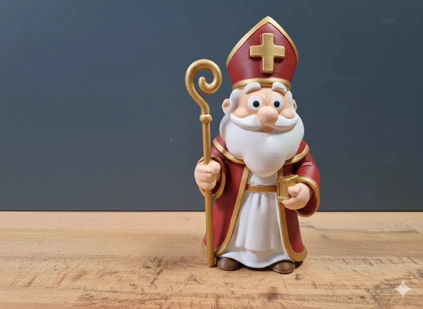 Mô Hình Sinterklaas Nhỏ Xinh - Image 1