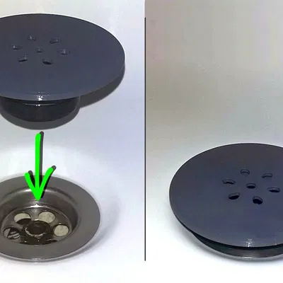 Chặn Tóc Cho Lỗ Thoát Nước Bồn Tắm hoặc Vòi Sen