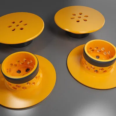 Chặn Tóc Cho Lỗ Thoát Nước Bồn Tắm hoặc Vòi Sen