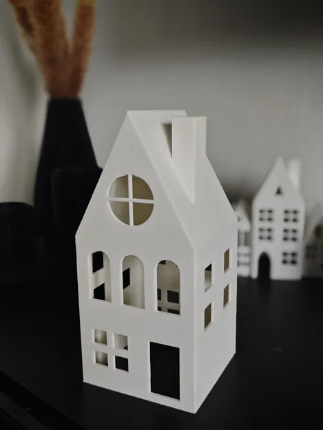 Nhà mini LED Giáng Sinh, Nhà nến LED - Image 3