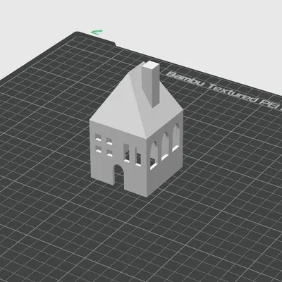 Nhà Giáng Sinh Mini Đèn LED Nến