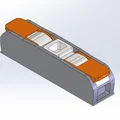 Đế Gắn Ray DIN Cho Đầu Nối WAGO 221 Tự In 3D - Thumbnail 9