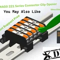 Đế Gắn Ray DIN Cho Đầu Nối WAGO 221 Tự In 3D - Thumbnail 11
