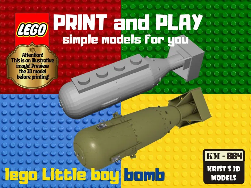 Mô hình Lego bé trai quả bom - Image 1