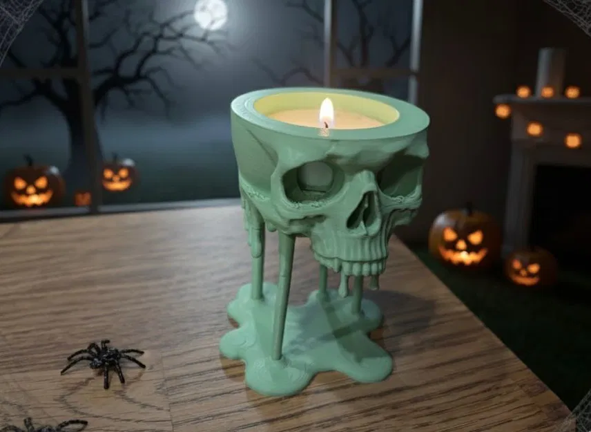 Nến Đầu Lâu Tan Chảy - Image 1