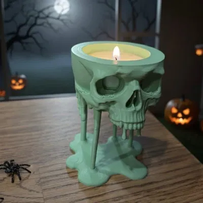 Nến Đầu Lâu Tan Chảy